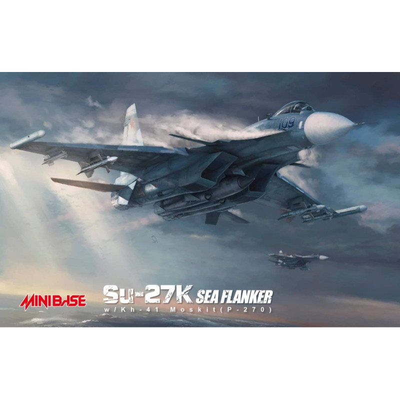 Su-27k Sea Flanker with Kh-41 Moskit (P-270) 8002 Minibase 1:48