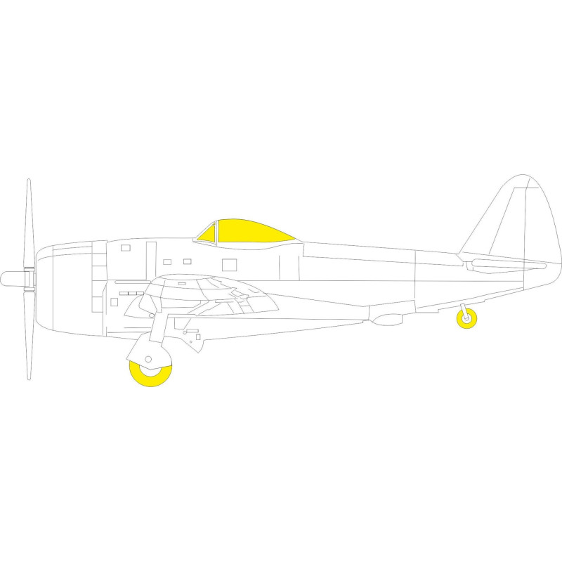 P-47D Bubbletop (TFace) EX882 Eduard 1:48 for Tamiya