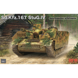 Sd.Kfz. 167 StuG IV Early Production w/full interior RM-5061 Rye Field Model 1:35