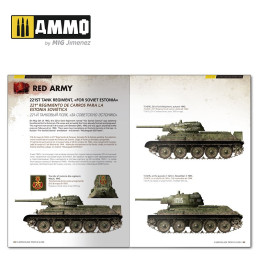 T-34 Colors. T-34 Tank Camouflage Patterns in WWII 6145 AMMO by Mig ENGLISH, SPANISH, RUSSIAN