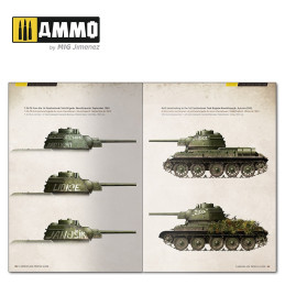 T-34 Colors. T-34 Tank Camouflage Patterns in WWII 6145 AMMO by Mig ENGLISH, SPANISH, RUSSIAN