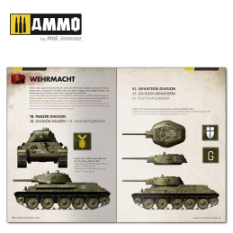 T-34 Colors. T-34 Tank Camouflage Patterns in WWII 6145 AMMO by Mig ENGLISH, SPANISH, RUSSIAN