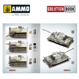 How to paint WWII German Winter Vehicles SOLUTION BOOK 17 6601 AMMO by Mig MULTILINGUAL BOOK