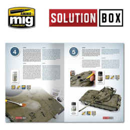 How to Paint IDF Vehicules Solution Book - Multilingual Book 6501 AMMO by Mig