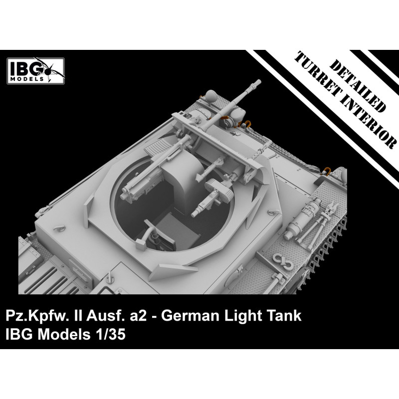 IBG Models 35083L Pz.Kpfw. II Ausf. A2 German Light Tank Limited ...