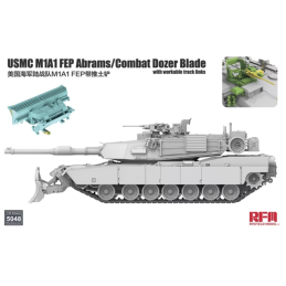 1/35 USMC M1A1 FEP Abrams/Combat Dozer Blade with workable track links 