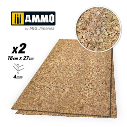Thick Grain Mix (3mm, 4mm and 5mm)  1 pc each size Create Cork