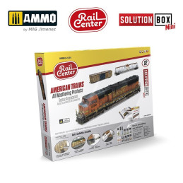 AMERICAN TRAINS All Weathering Products AMMO Rail Center SOLUTION BOX 02 