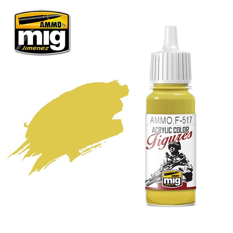 Pale Gold Yellow F517 AMMO by Mig (17ml)