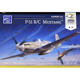 1/72 P-51 B/C Mustang Expert Set (6x camo)