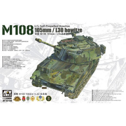 1/35  M108 105mm / L30 Self-Propelled Howitzer