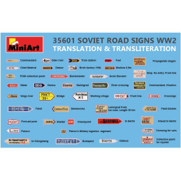 Soviet Road Signs WW 2 35601 MiniArt 1:35