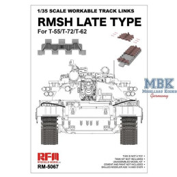 1/35 RMSH late type work. track links f. T55/T-72/T-62
