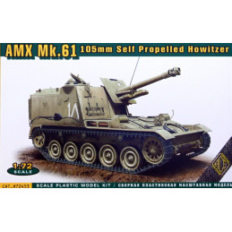 1/72 AMX Mk.61 105mm Self Propelled Howitzer