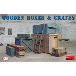Wooden Boxes and Crates (WW2 and modern Era) 35581 MiniArt 1:35