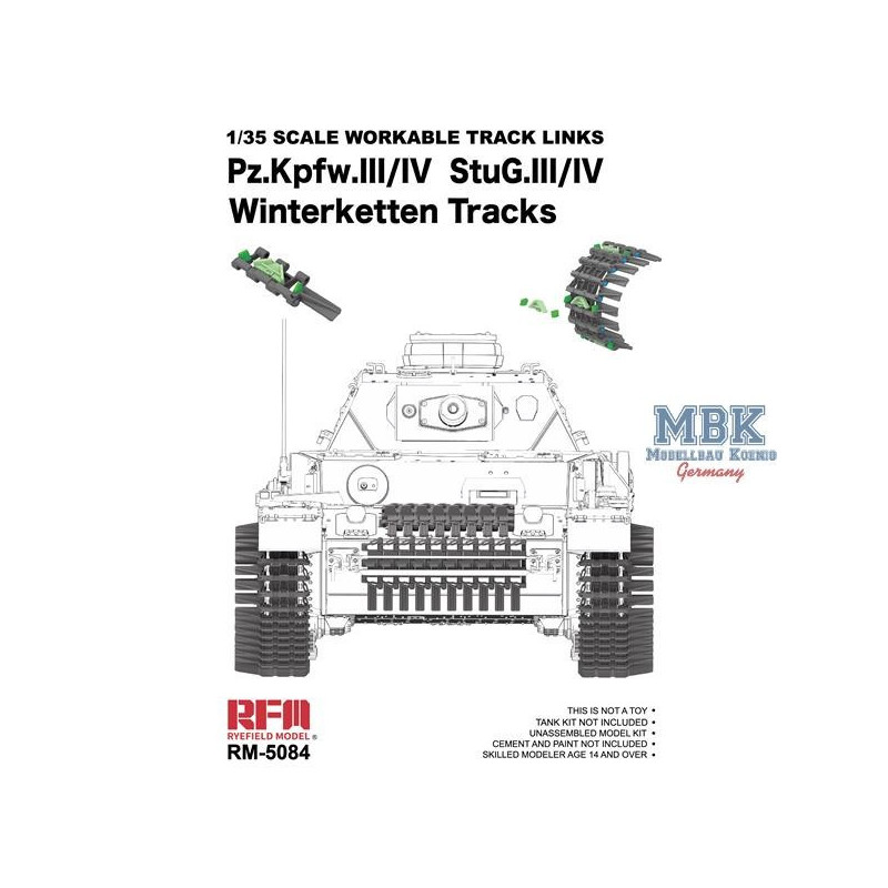 1/35 Work. Winterketten f. Pz.Kpfw.III/IV & StuG.III/IV