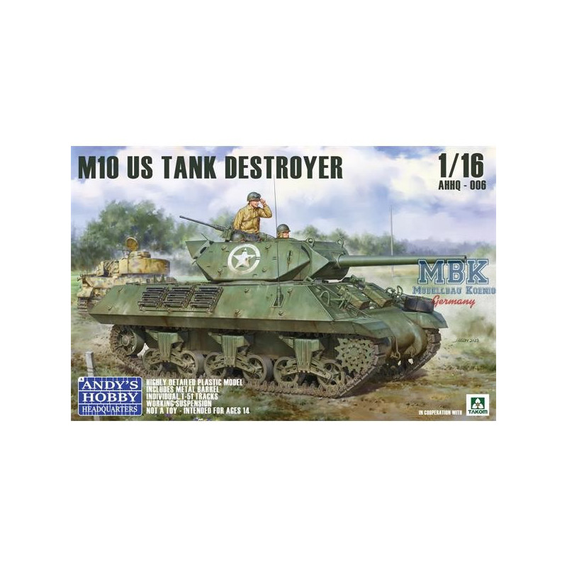 1/16 U.S. M10 Tank Destroyer "Wolverine"