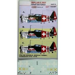 1/72 Decals Doflug D.3801 Swiss Air Force Part 2