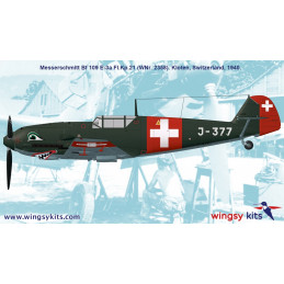 1/48 Messerschmitt Bf-109E-3a Swiss Air Force Fighter
