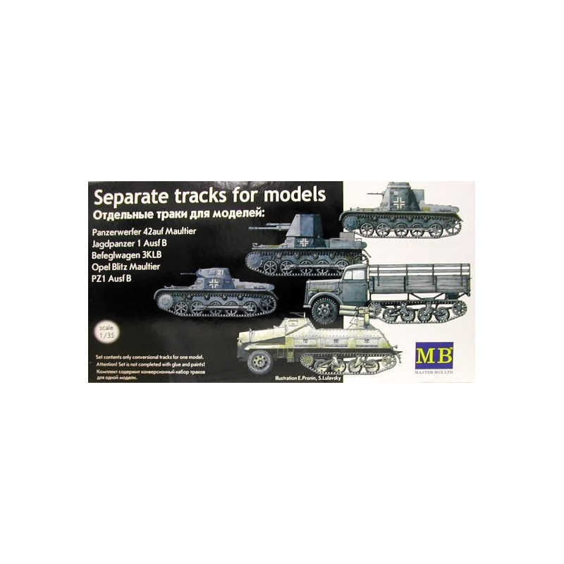 1/35 Separate tracks (Panz.42,Jadgp.1B,Pz.Ausf 1B)