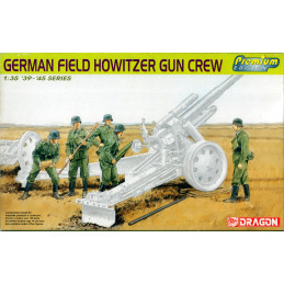 1/35 German Field Howitzer Gun Crew (DM)