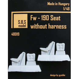 1/48 Fw-190 seats without harness (2 pcs.)