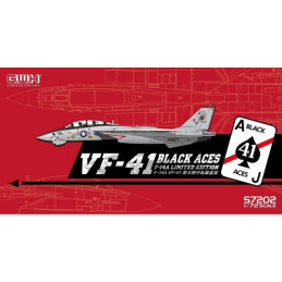 US Navy F-14A VF-41 Black Aces S7202 Great Wall Hobby 1:72