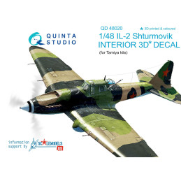 IL-2 3D-Printed & coloured Interior (for Tamiya kit) QD48020 Quinta Studio