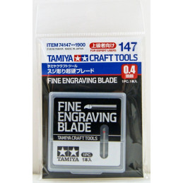 Craft Tools Fine Engraving Blade 0,4mm 74147 Tamiya