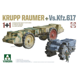 Krupp Räumer + Vs.Kfz. 617 5007 Takom 1:72
