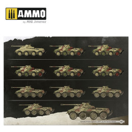 Illustrated Weathering Guide To WWII Late War German Vehicles English, Spanish 6015 AMMO by Mig